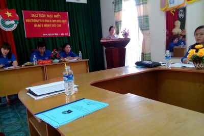 Đại Hội Đoàn Trường PTDTNT THCS Và THPT Huyện Cư Jút Nhiệm Kì 2017-2018